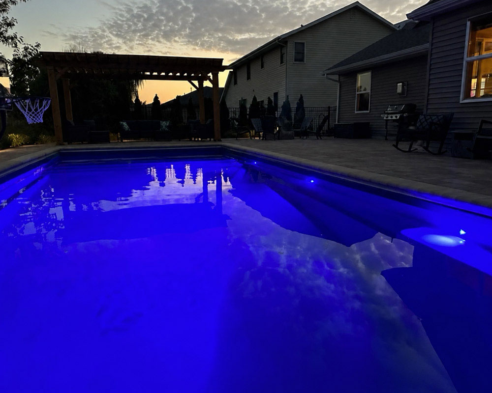 beautiful fiberglass pool designs and expert installation services Madison WI