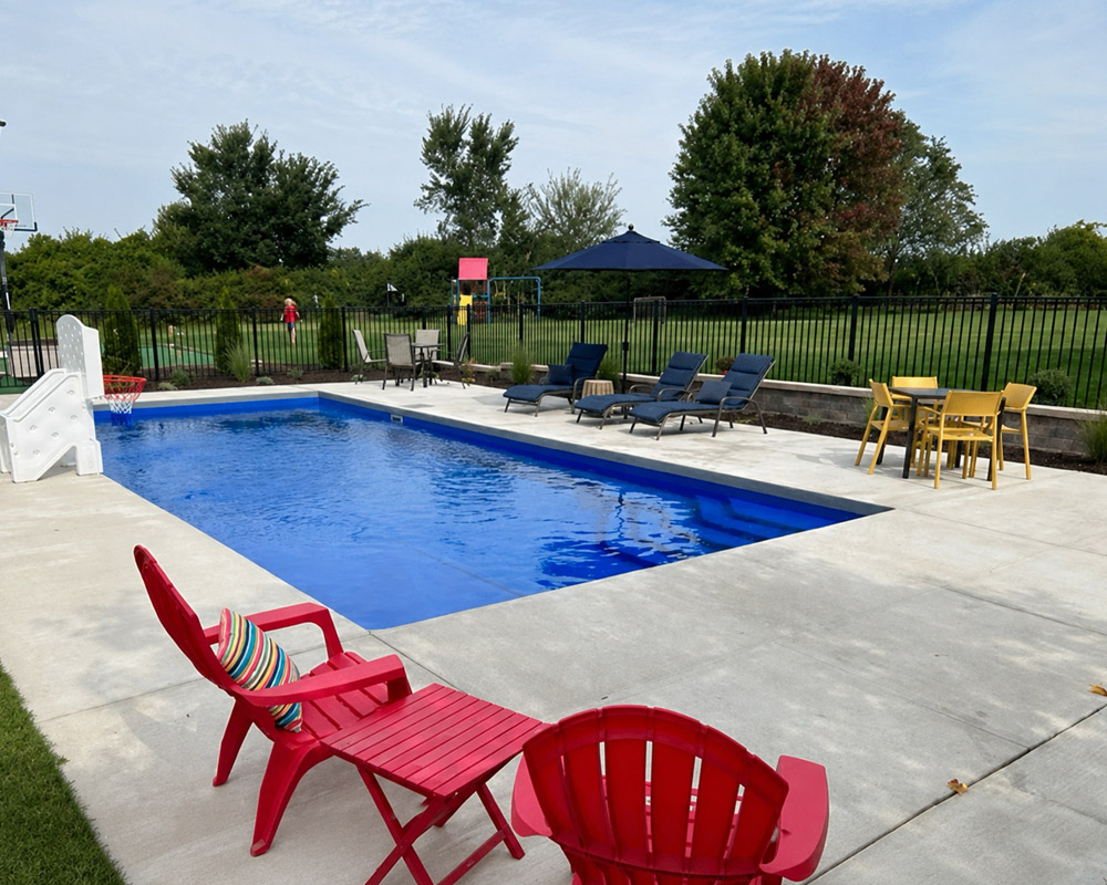 explore backyard living and fiberglass pool products and services in Madison WI